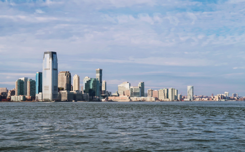 Staten Island Ferry gartis. Vistas a Jersey City.