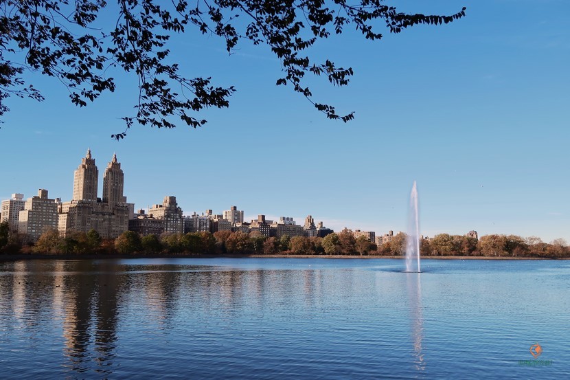 Jacqueline kennedy onassis reservoir en Central Park