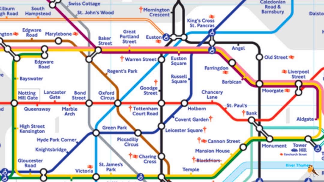 mapa metro de Londres