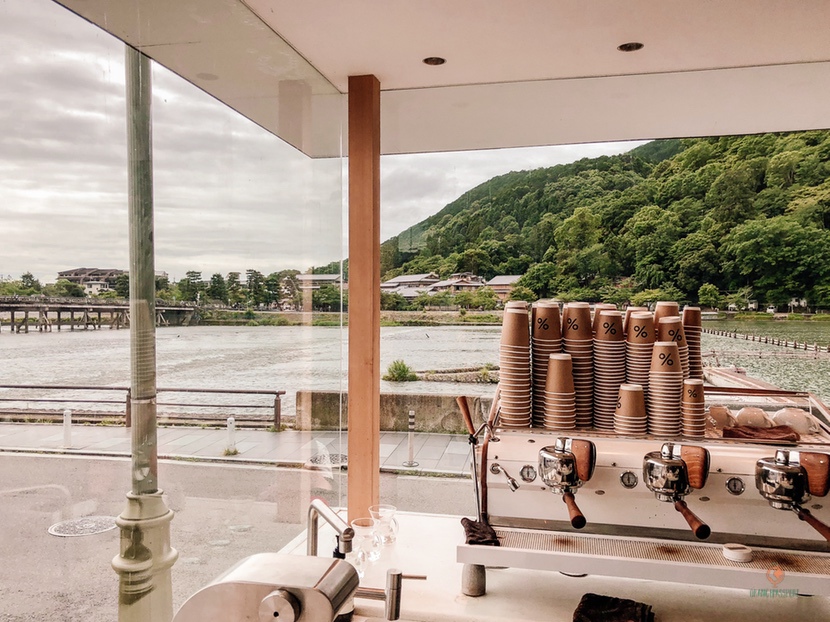 Arabica coffee shop Arashiyama.