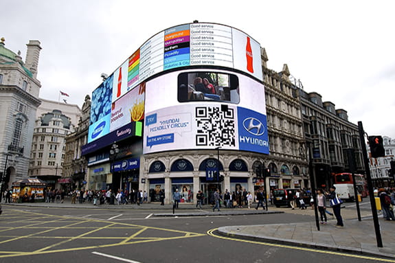 Principales destinos de la ciudad Picadilly
