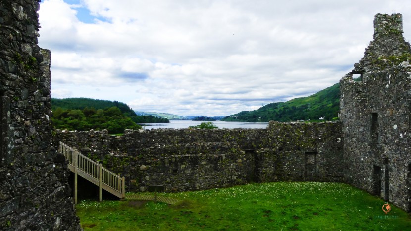Muros del Kilchurn Castle.