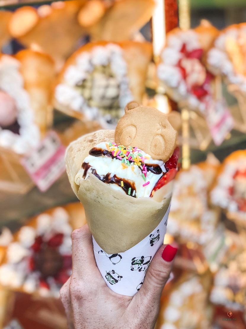 Crepes en Tokio.