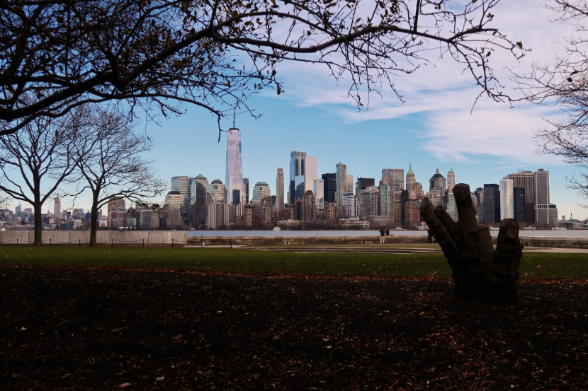 Manhattan desde la isla de Ellis.