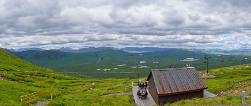 Highlands en Escocia desde el Glencoe.