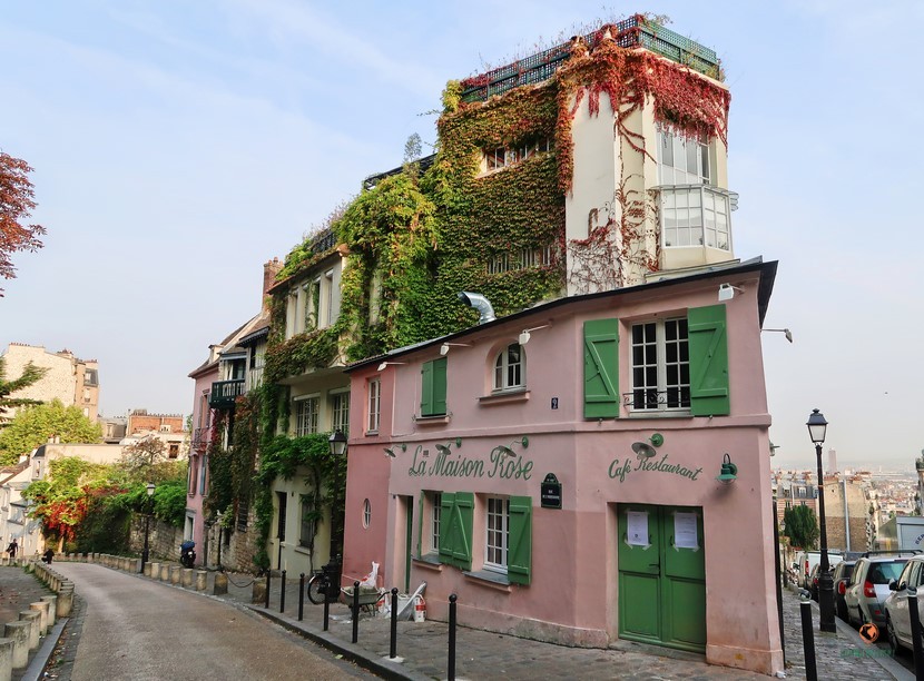 La casa rosa de París.
