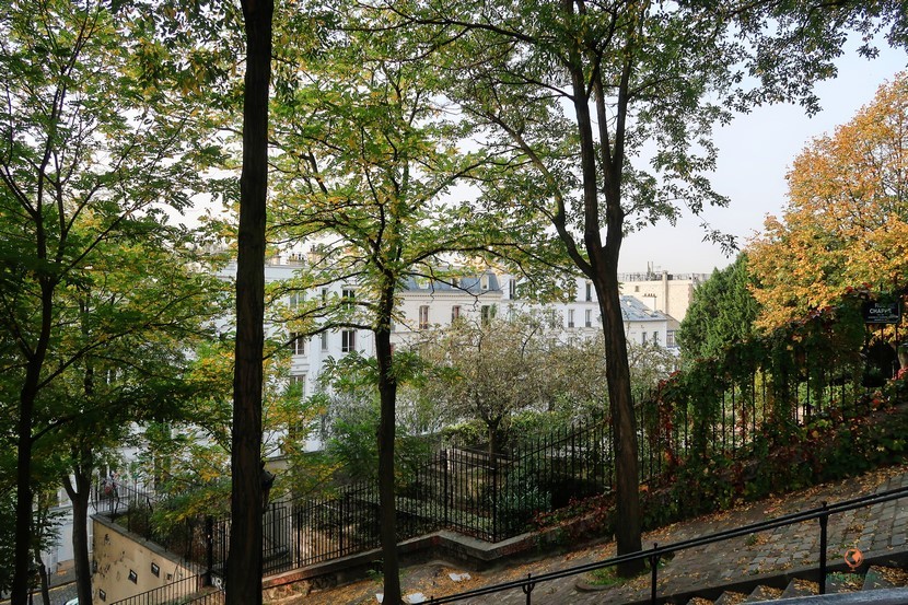 Ruta a pie por Montmartre.
