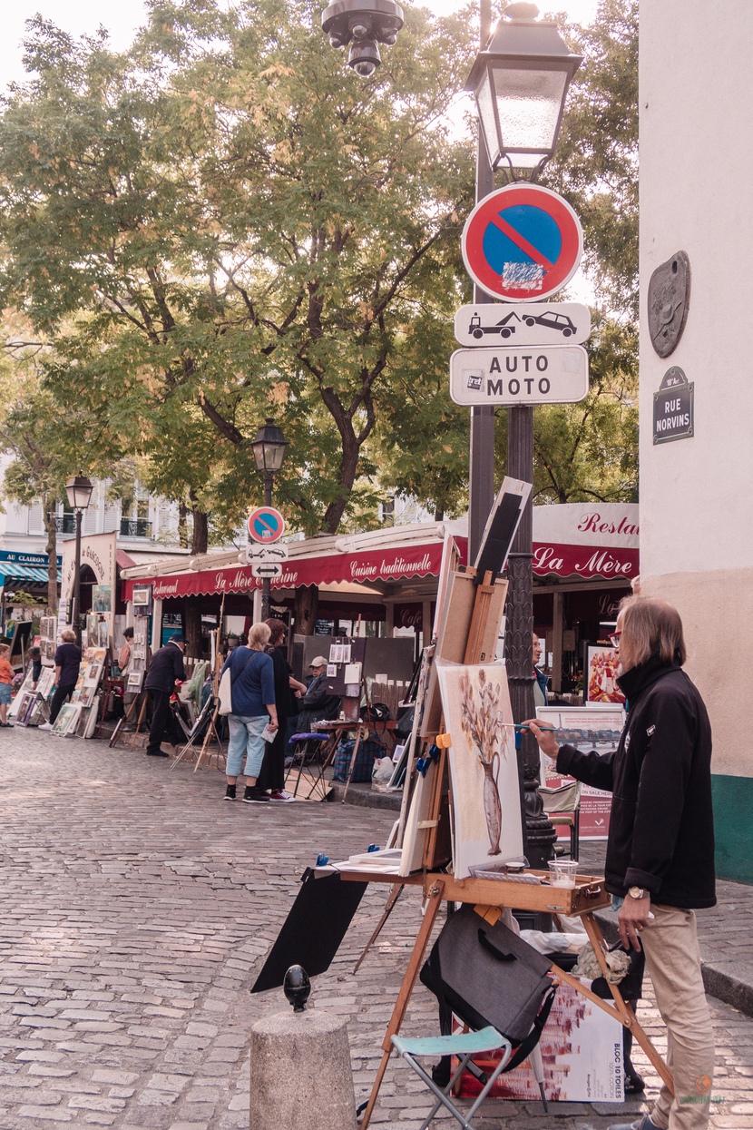 Pintor en Montmartre.