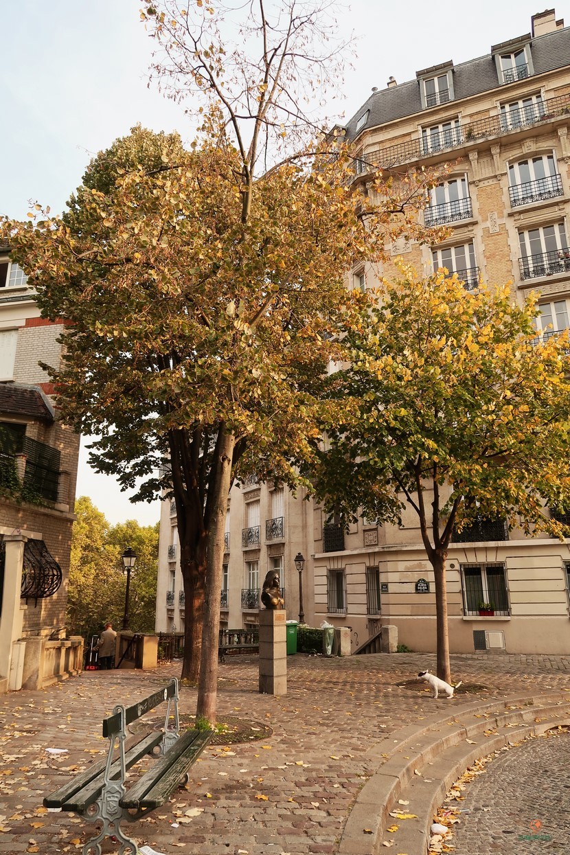 Montmartre en París, el barrio bohemio de los astistas.
