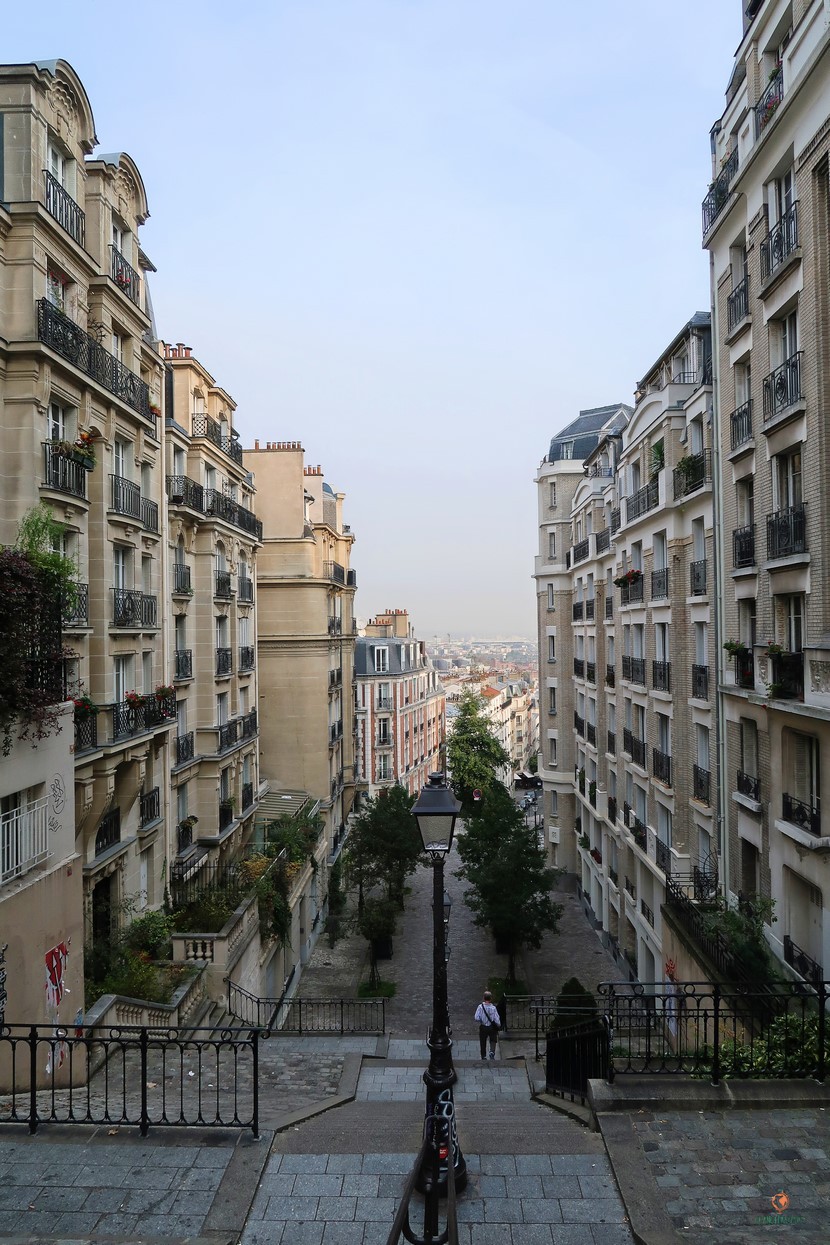 Vistas de París desde su colina.