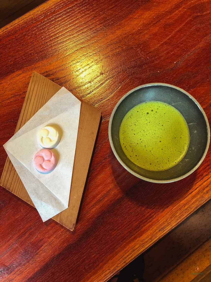 Té verde en Japón.