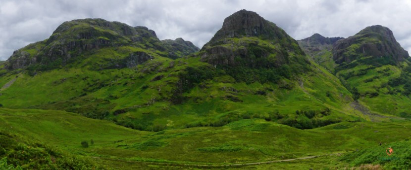 Three Sisters desde el mirador, en plenas Highlands.