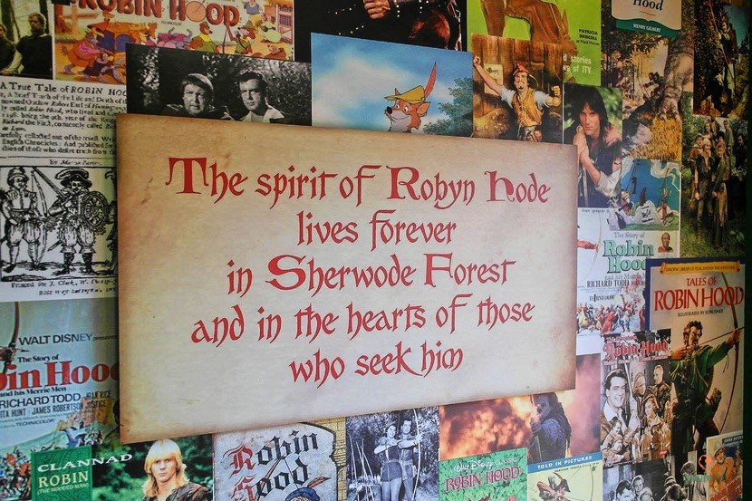 El Visitor Center de Sherwood Forest.