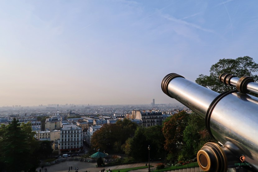 Ver París desde Montmartre.