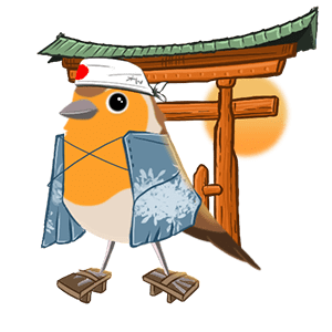 Mochi japonés torii