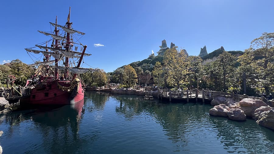 Fantasy Springs barco pirata Peter Pan