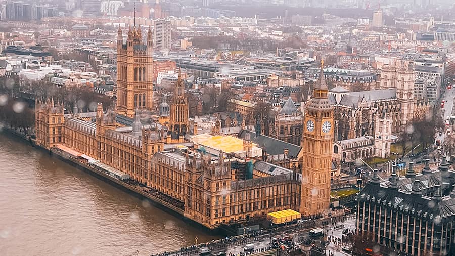 Parlamento desde el London Eye