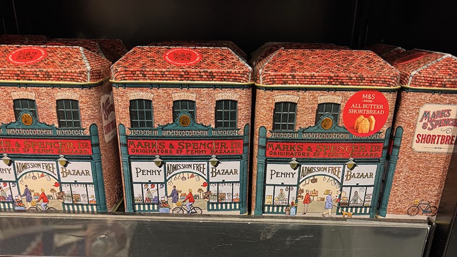 Cajas de galletas Marks & Spencer