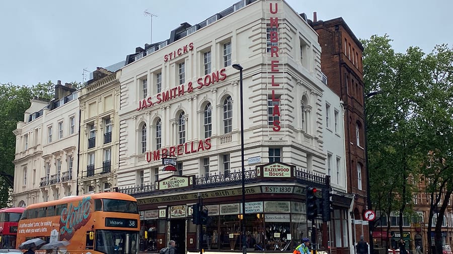 James Smith & sons paraguas hechos a mano