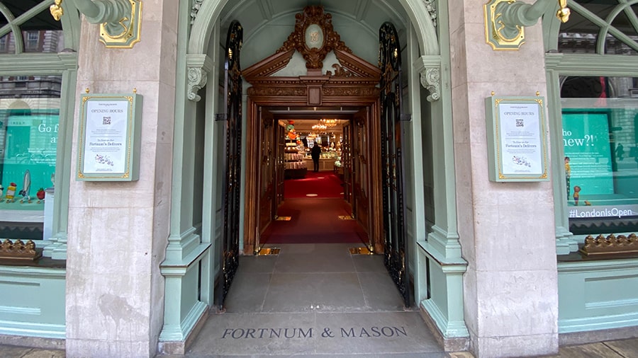 Té en Fortnum & Mason