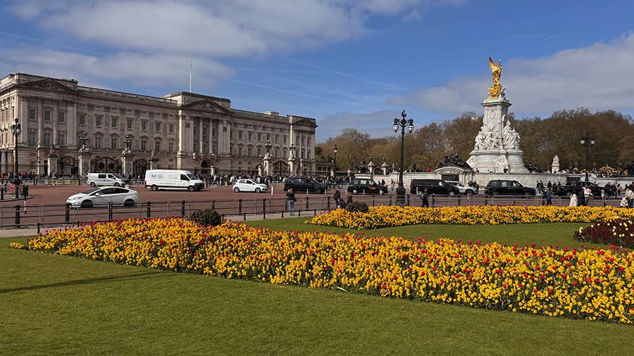 Palacio de Buckingham primavera