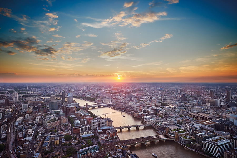 Atardecer desde The Shard