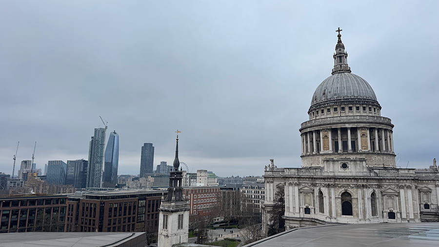 Cúpula de la catedral desde el One New Change
