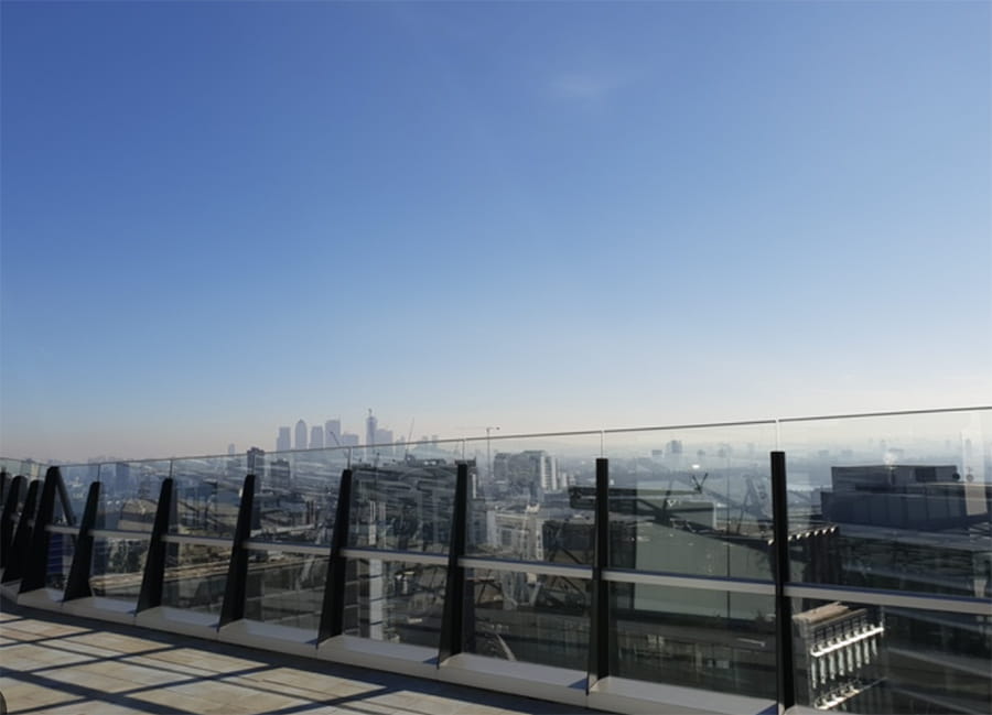 El skyline de Londres desde The Garden at 120