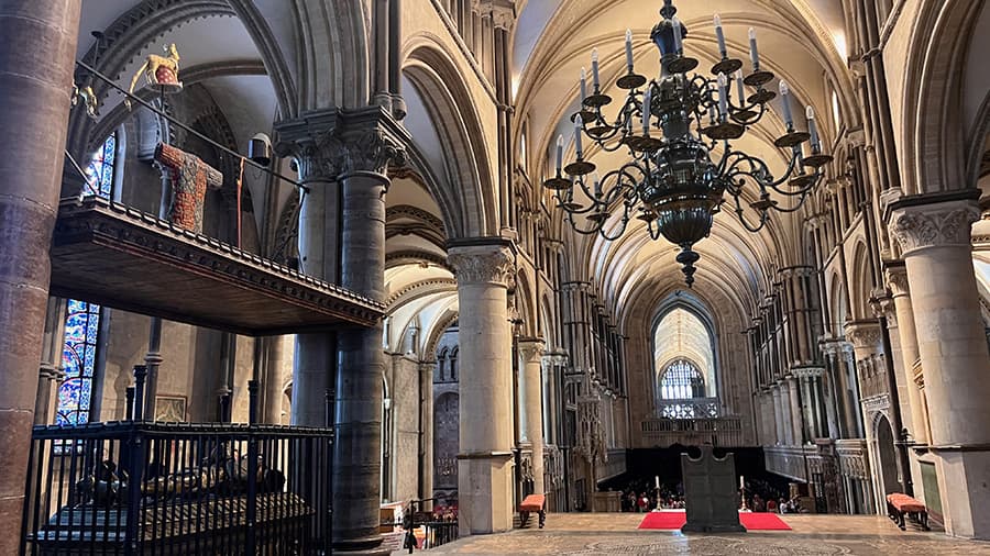 Interior de la Catedral de Canterbury