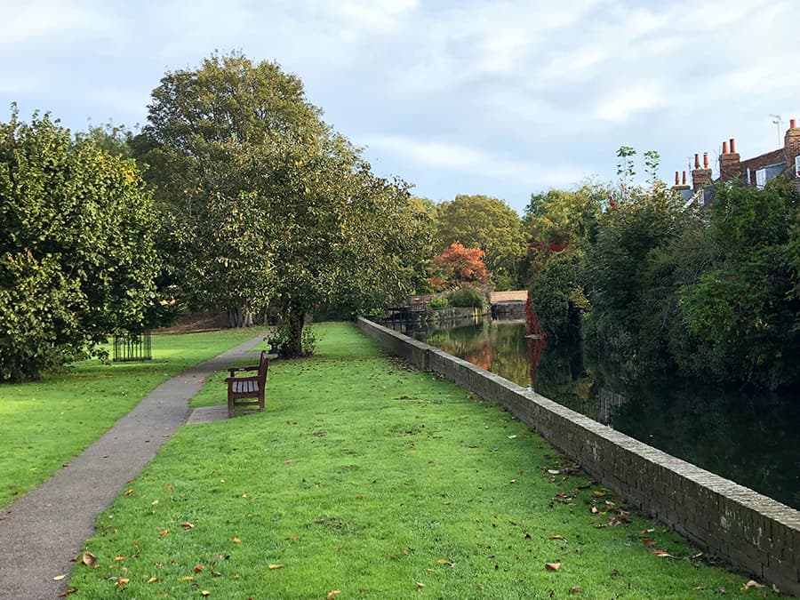 Jardines en Canterbury