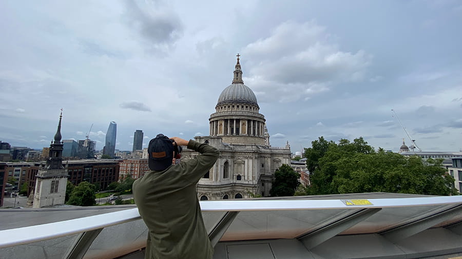 San Pablo desde el One New Change rooftop