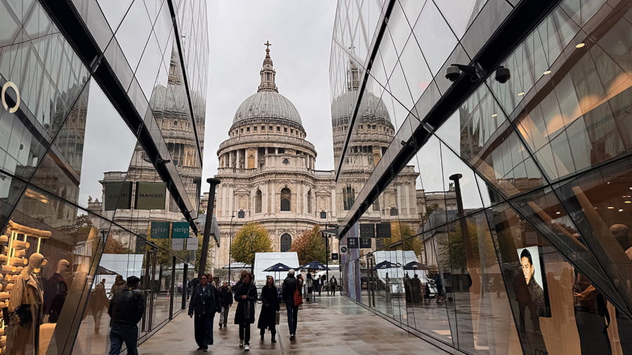 St. Pauls desde la entrada del One New Change