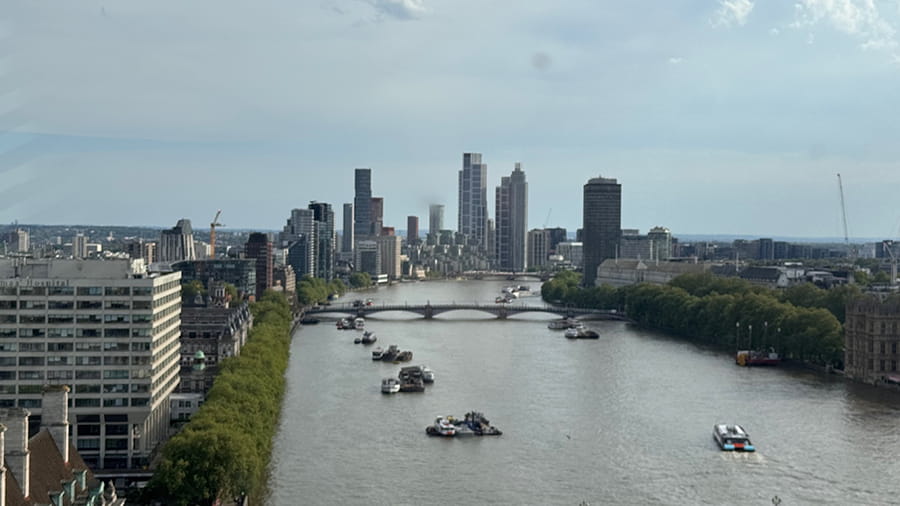 Vistas desde los puentes de Londres