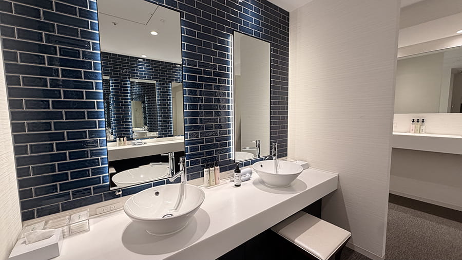 Baño en un hotel convencional