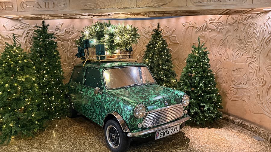 Decoraciones de Harrods en Navidad